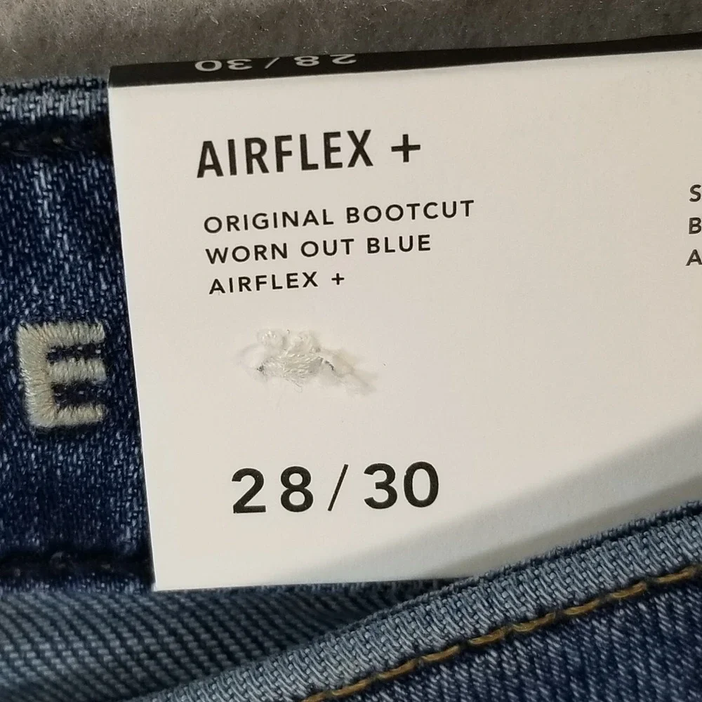 American Eagle jeans mens 28x30 Airflex+ blue flex stretch denim pants NEW